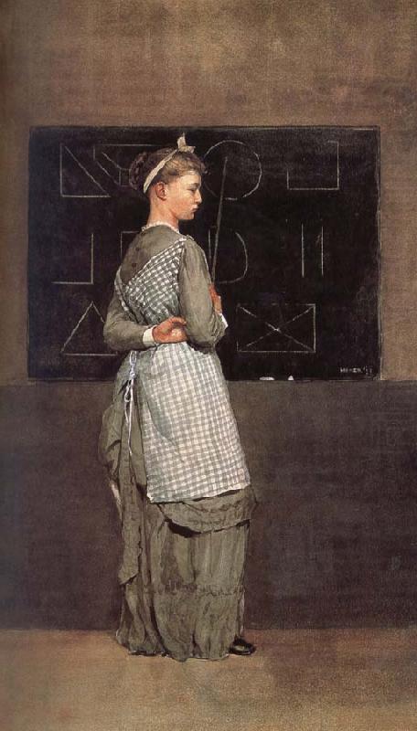 Blackboard, Winslow Homer